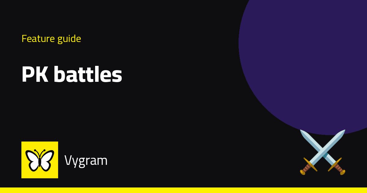 PK battles (live rounds) — Vygram